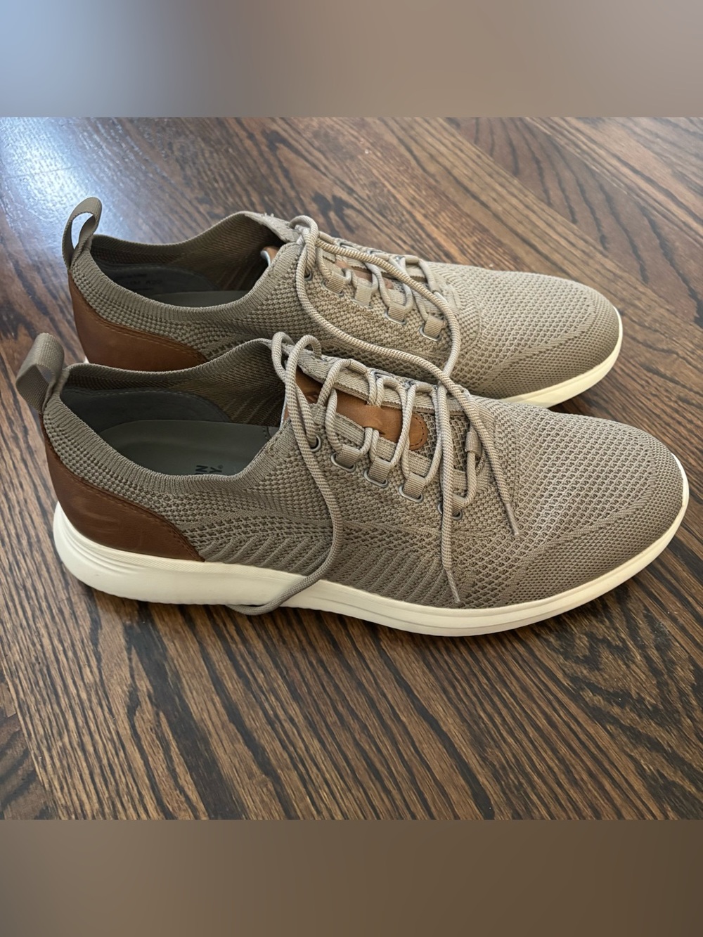 Johnston & Murphy Men's Amherst Knit Sneakers gray size 11